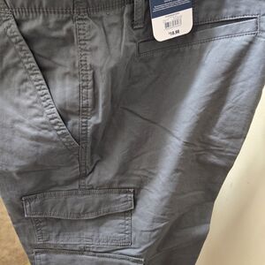 George Charcoal Cargo Pants for Men